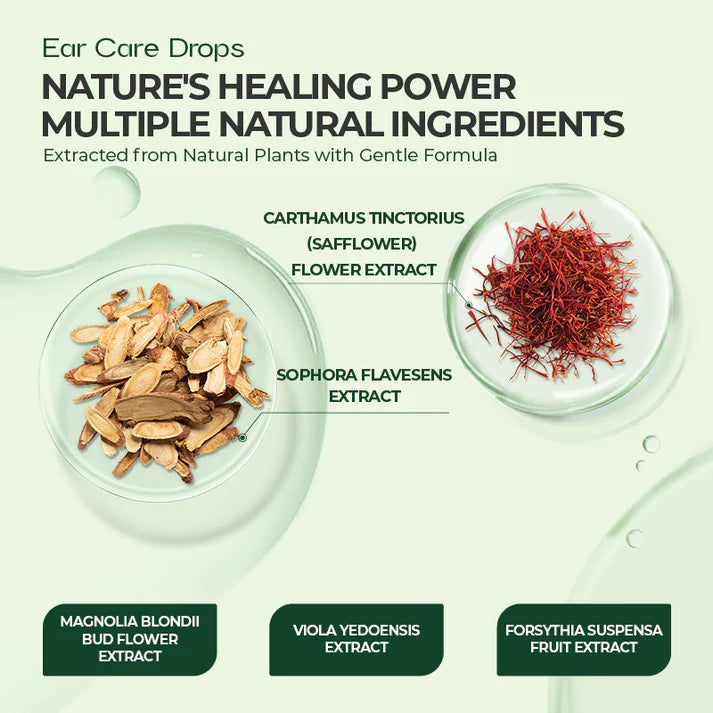 【👑Top Sellers of 2026】👂SEAGRIL™ Ear Care Drops - Tinnitus Relief – Gentle Cleansing & Soothing Relief for Healthy Ears -Plant-Based Formula|FDA registered & approved