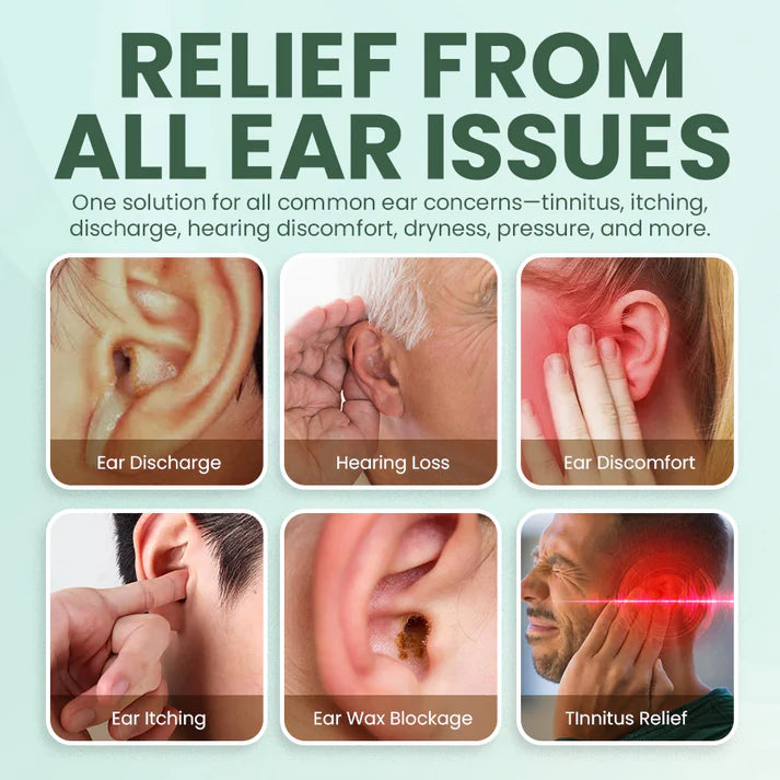 【👑Top Sellers of 2026】👂SEAGRIL™ Ear Care Drops- Tinnitus Relief – Gentle Cleansing & Soothing Relief for Healthy Ears -Plant-Based Formula|FDA registered & approved