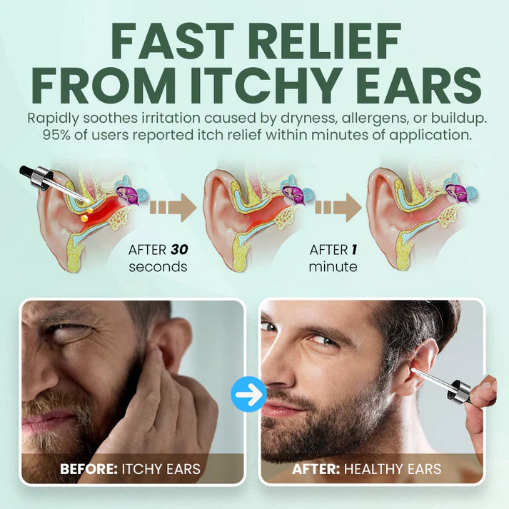 【👑Top Sellers of 2026】👂SEAGRIL™ Ear Care Drops- Tinnitus Relief – Gentle Cleansing & Soothing Relief for Healthy Ears -Plant-Based Formula|FDA registered & approved