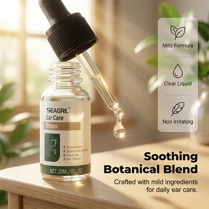 【👑Top Sellers of 2026】👂SEAGRIL™ Ear Care Drops- Tinnitus Relief – Gentle Cleansing & Soothing Relief for Healthy Ears -Plant-Based Formula|FDA registered & approved