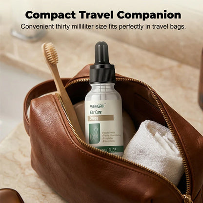 【👑Top Sellers of 2026】👂SEAGRIL™ Ear Care Drops- Tinnitus Relief – Gentle Cleansing & Soothing Relief for Healthy Ears -Plant-Based Formula|FDA registered & approved